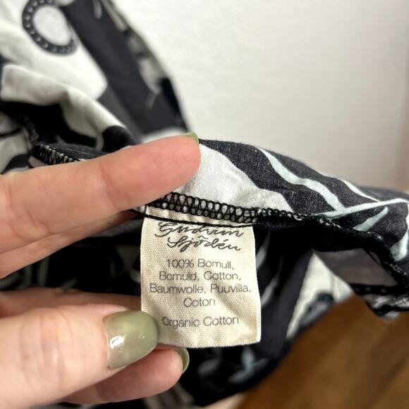 Gudrun Sjoden Womens Julie Floral Tulip Organic Cotton Open Shirt Small Medium - Picture 4 of 6